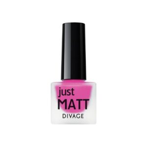 Лак для ногтей матовый оттенок №5615 «Ярко-розовый» Just Matt Divage