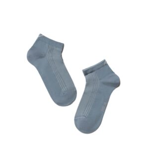 Носки мужские хлопковые короткие цвет «Светлый джинс» Active Diwari