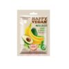 Маска для лица тканевая питательная «Банан и Авокадо» Happy Vegan