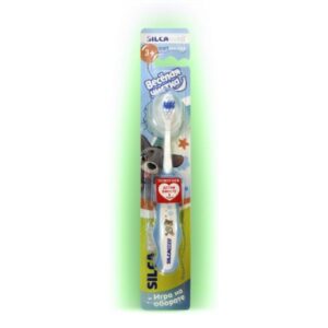 Щётка зубная детская мягкая «Весёлая чистка» цвет «Голубой» 3+ SilcaMed