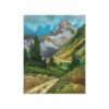 Картина на холсте маслом «Горы»