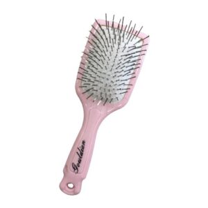 Расчёска для волос массажная цвет «Розовый» Gouldian с металлическими зубчиками изготовлена из качественных материалов. Предназначена для расчёсывания волос и массажа головы, подходит для длинных, густых волос.