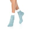 Носки женские с отворотом цвет «Бледно-бирюзовый» Comfort Conte / 23