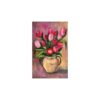 Картина на бумаге маслом «Тюльпаны»
