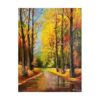 Картина на холсте маслом «Осенний лес»